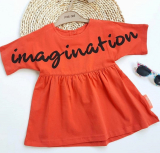 dievčenské šaty imagination oranžové