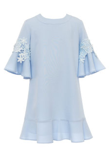 dievčenské elegantné šaty KAITY modré 140