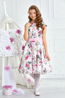 dievčenské kvetinové šaty AMBER