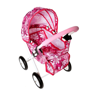 kočík pre bábiky Kids M22 ružový