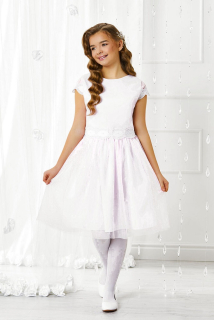 dievčenské šaty ARLIN biele